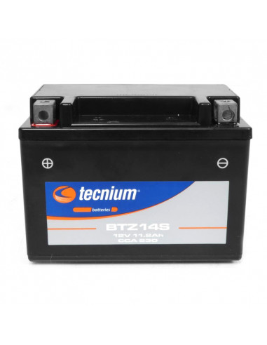 Batterie TECNIUM sans entretien activé usine - BTZ14S