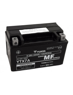 Batterie YUASA W/C sans entretien activée usine - YTX7A FA