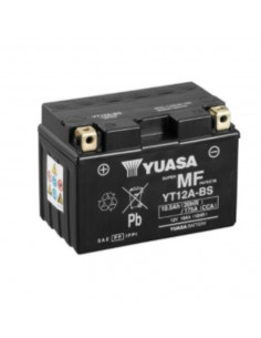 Batterie YUASA W/C sans entretien activée usine - YT12A FA