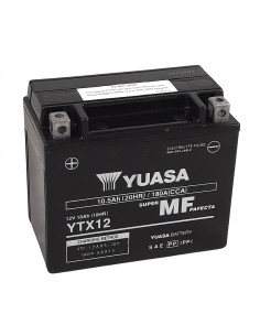 Batterie YUASA W/C sans entretien activée usine - YT12B FA