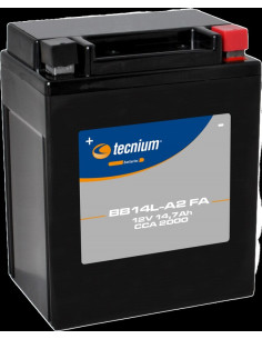 Batterie TECNIUM sans entretien activé usine - BB14L-A2