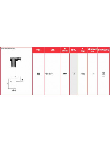 Anti-parasite NGK - TB05EMA