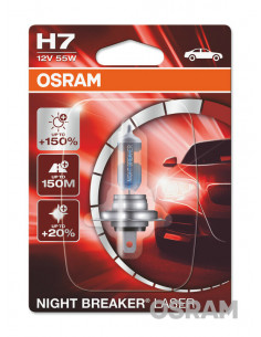 Ampoule OSRAM Night Breaker Laser H7 12V 55W - x1