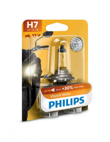 Ampoule PHILIPS H7 Vision Moto 12V/55W - x1