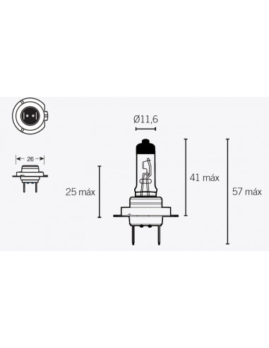 Ampoule V PARTS H7 12V 55W