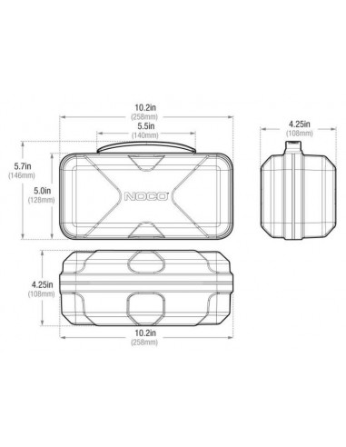 Boîtier de protection XL NOCO EVA