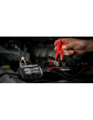 Chargeur de batterie intelligent montage avec pinces NOCO Genius2 6/12V 2A