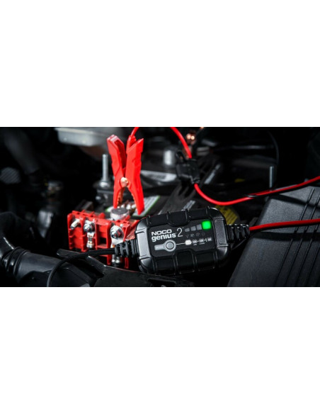 Chargeur de batterie intelligent montage avec pinces NOCO Genius2 6/12V 2A