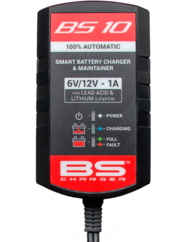 Chargeur de batterie intelligent BS BATTERY BS10 6V/12V 1A
