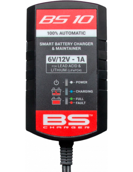 Chargeur de batterie intelligent BS BATTERY BS10 6V/12V 1A