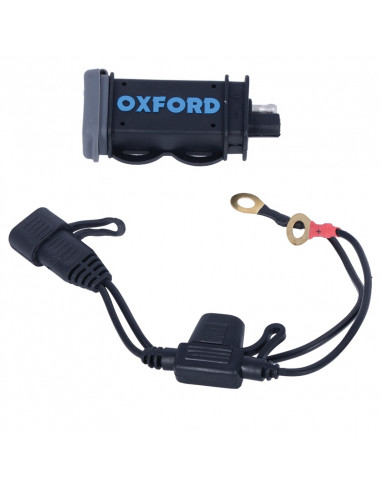 Kit chargeur OXFORD USB Fused Power 2,1A