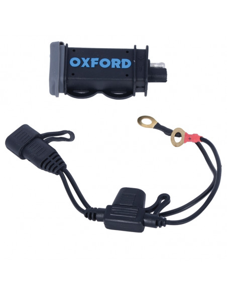 Kit chargeur OXFORD USB Fused Power 2,1A