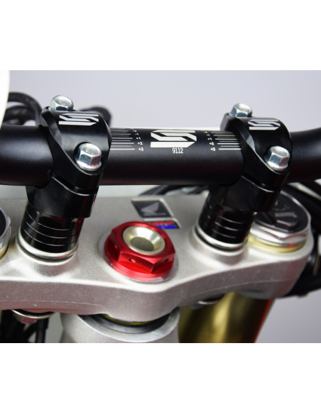 Pontets de guidon SCAR Ø28.6mm +30 à 45mm té de fourche d'origine