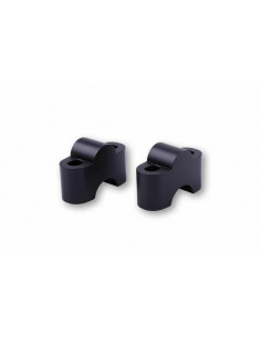 Pontets de guidon LSL Ø22,2mm +25mm noir