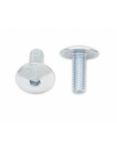 Vis tête bombée plate BOLT M6x1x16mm 10 pièces
