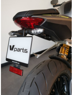 Support de plaque V PARTS - noir Triumph Speed Triple 1200