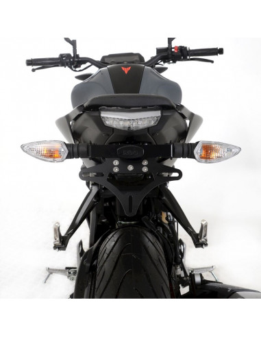 Support de plaque R&G RACING noir - Yamaha MT-125