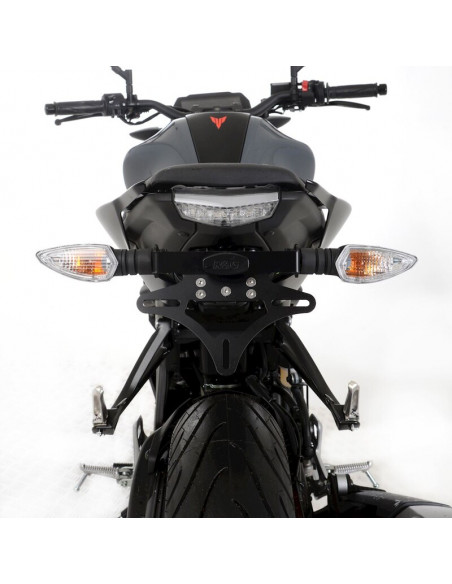 Support de plaque R&G RACING noir - Yamaha MT-125