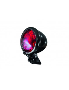 Feu arrière LED homologué rouge Bihr EGG noir