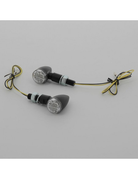 Clignotants V PARTS Shell LED noir universel