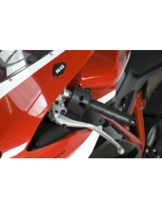 Cache-orifices rétroviseur R&G RACING - noir Ducati 848/1098/1198