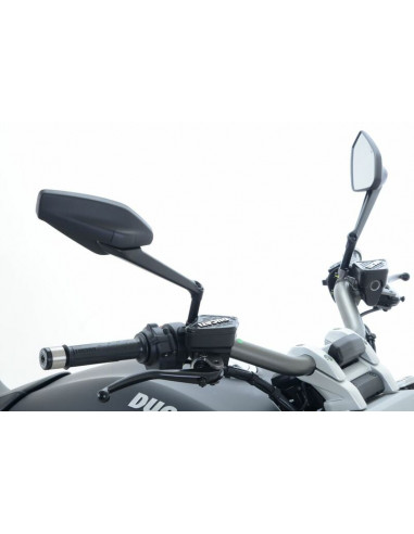 Réhausses de rétroviseur R&G RACING universel M8 x 1,25 x 11,5mm x 45mm - noir