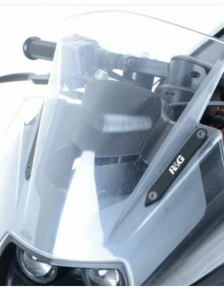 Cache-orifices rétroviseur R&G RACING - noir KTM RC125/RC390