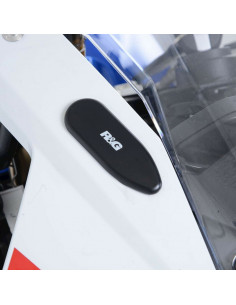 Cache-orifices rétroviseur R&G RACING - noir BMW S1000RR
