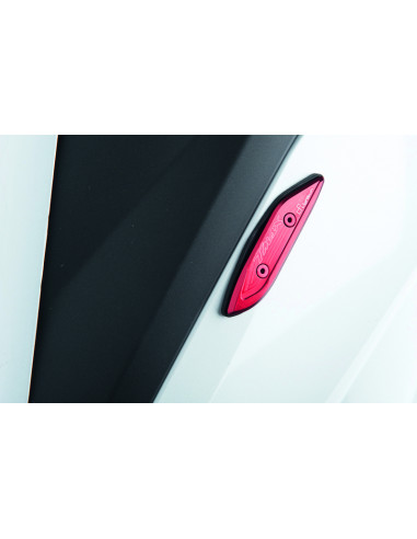 Cache-orifices rétroviseur LIGHTECH type origine rouge par paire - Yamaha T-Max 530