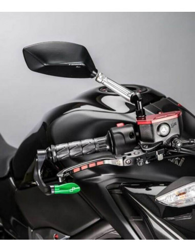 Paire de rétroviseurs LIGHTECH 2xM10x1,25D+1xM10x1,25G noir