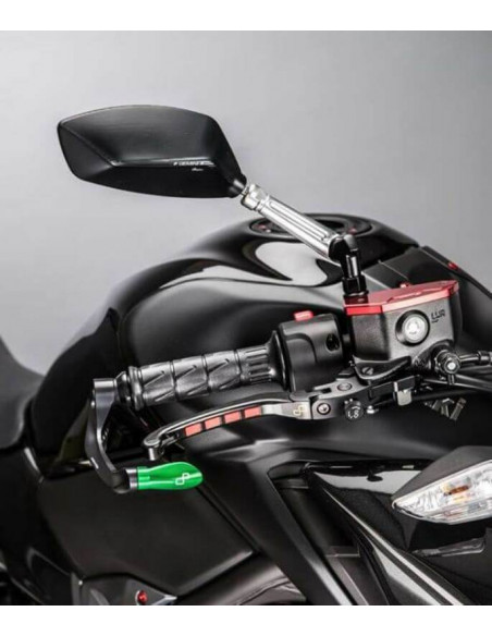 Paire de rétroviseurs LIGHTECH 2xM10x1,25D+1xM10x1,25G noir