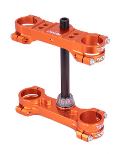 Té de fourche XTRIG Rocs Tech Offset 22 mm - orange KTM SX50