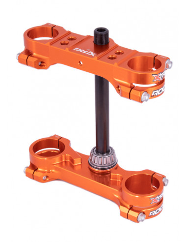 Té de fourche XTRIG Rocs Tech Offset 22 mm - orange KTM SX65