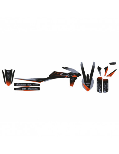 Kit déco BLACKBIRD Mat Black KTM SX/SX-F