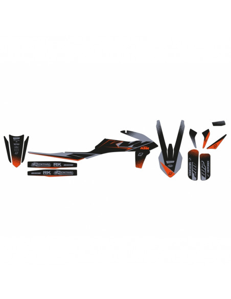 Kit déco BLACKBIRD Mat Black KTM SX/SX-F