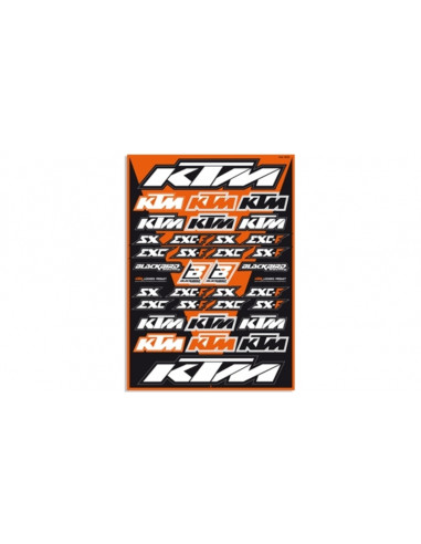 Planche de stickers BLACKBIRD KTM