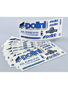 Autocollants POLINI Blue Line (10pcs)