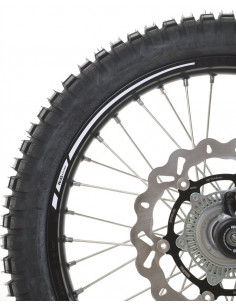 Liseré de jantes R&G RACING 17'' blanc 2