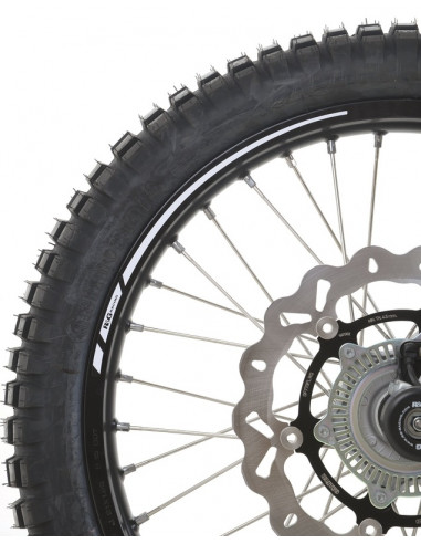 Liseré de jantes R&G RACING 17'' blanc