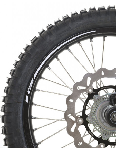 Liseré de jantes R&G RACING 17'' blanc