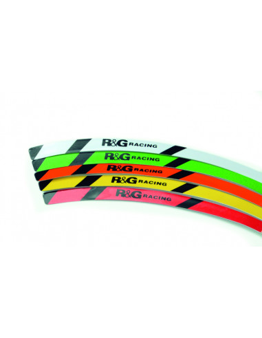 Liseré de jantes R&G RACING 17'' blanc