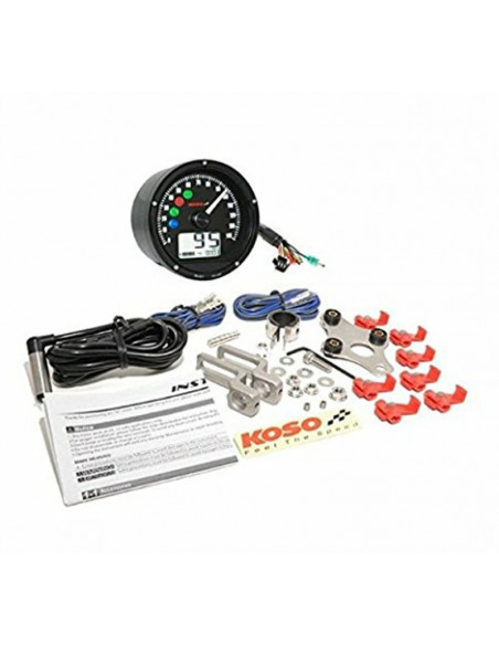 Compteur de vitesse KOSO D75 noir
