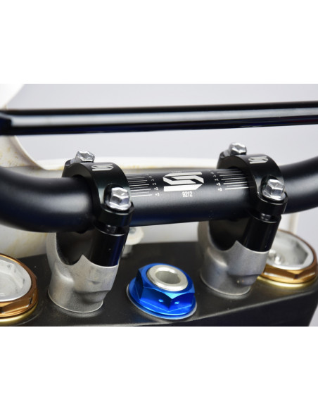 Rehausse SCAR +20mm pour guidon Ø28,6mm noir