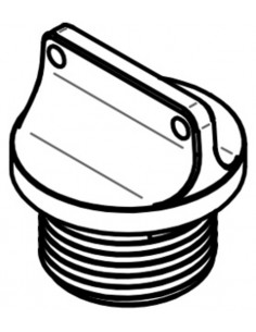 Bouchon de carter d'huile LIGHTECH M20x2,5 2 pans alu cobalt 2