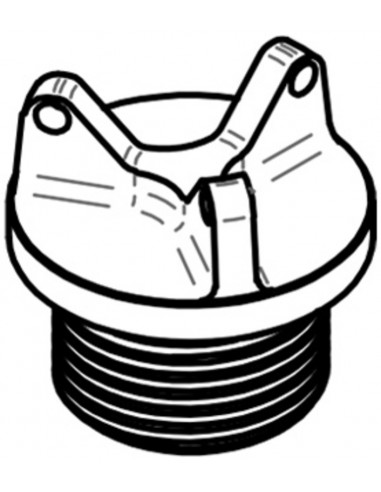 Bouchon de carter d'huile LIGHTECH 3 trous or M26 x 3