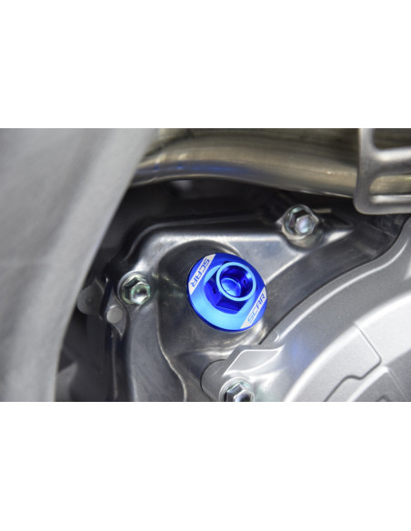 Bouchon carter huile SCAR bleu Husqvarna Sherco