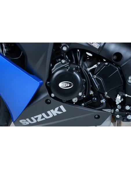 Couvre-carter gauche R&G RACING noir Suzuki GSX1000S