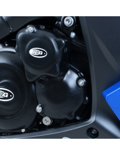 Couvres-carter droit (démareur & pompe à eau) R&G RACING noir Suzuki GSX1000S 2