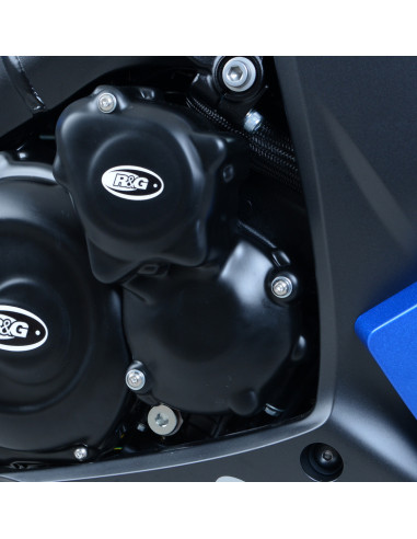 Couvres-carter droit (démareur & pompe à eau) R&G RACING noir Suzuki GSX1000S