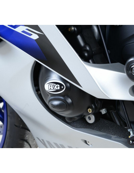 Couvre-carter gauche R&G RACING Race Series noir Yamaha YZF-R6
